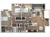 3 Bedroom 2 Bath